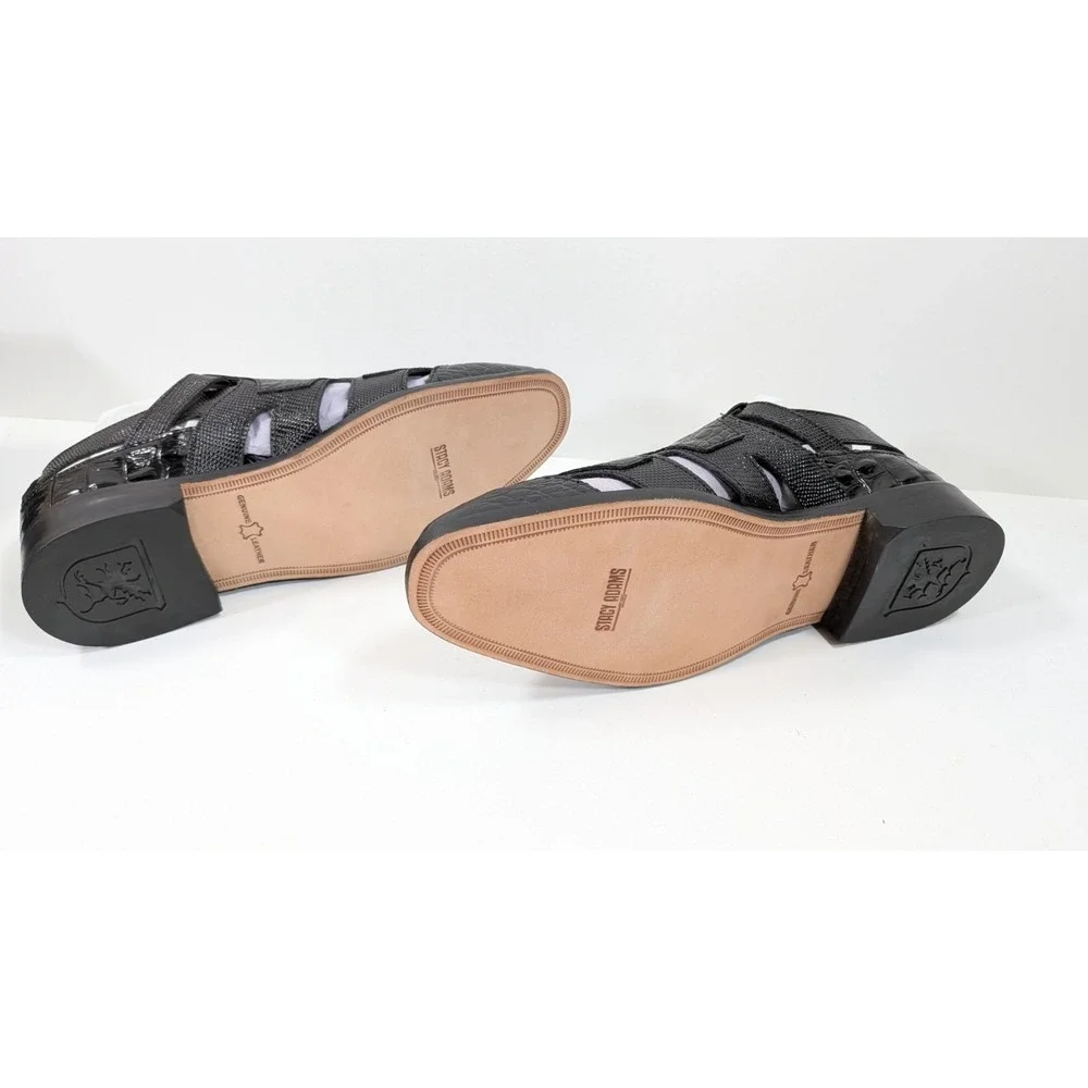 Stacy Adams Men's CALZADA Leather Shoes Summer Hollow Out Retro Sandals 9M